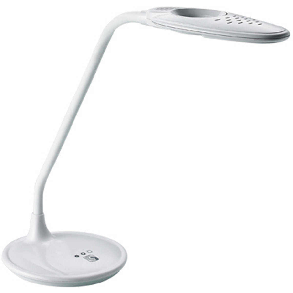 LED Bureaulamp met Vergrootglas - Aigi Magnoty - 5W - Natuurlijk Wit 5000K - Dimbaar - Glans Wit
