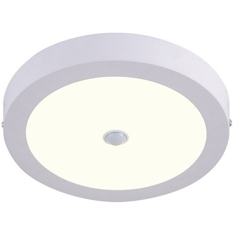LED Downlight - Facto Dury - PIR Bewegingssensor 360° + Dag en Nacht Sensor - 20W - Natuurlijk Wit 4