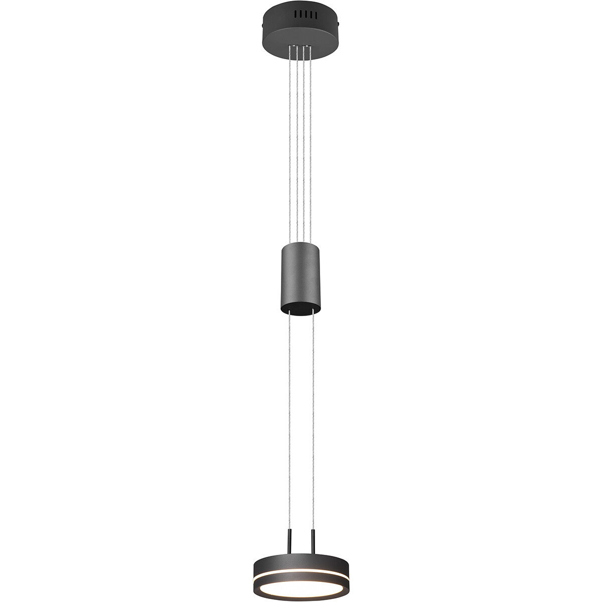 LED Hanglamp - Hangverlichting - Trion Franco - 7.2W - 1-lichts - Warm Wit 3000K - Dimbaar - Rond - 