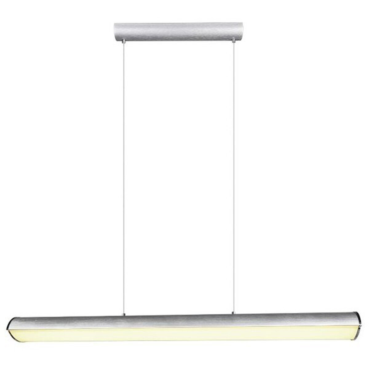LED Hanglamp Trion Coventa 35W Aanpasbare Kleur Rechthoek Mat Titaan Aluminium