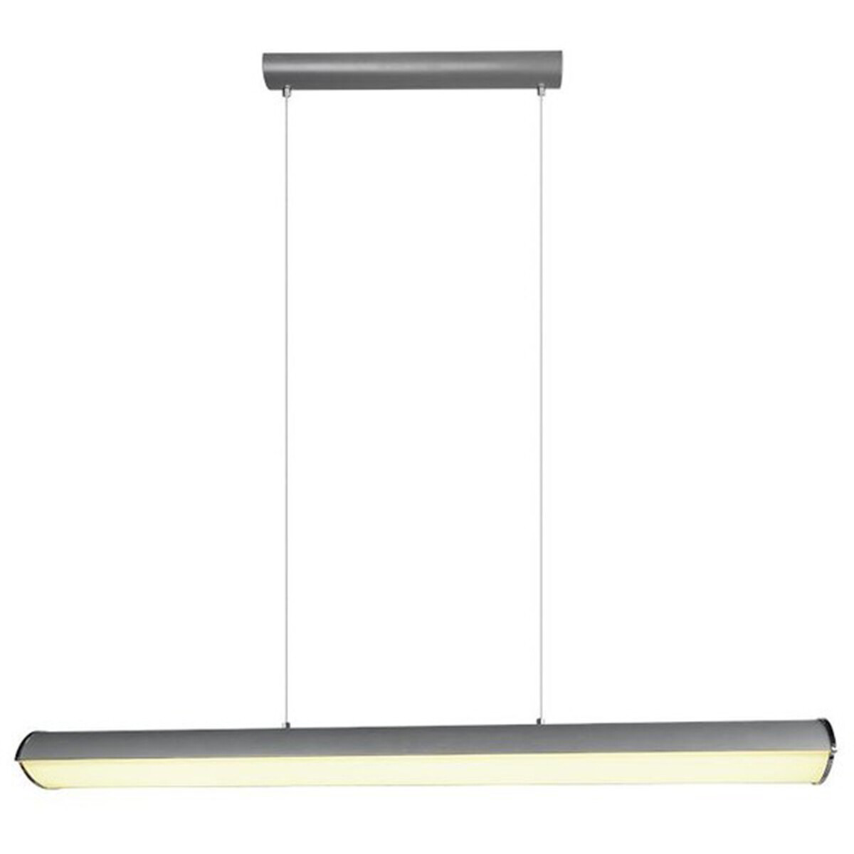 LED Hanglamp Trion Coventa 35W Aanpasbare Kleur Rechthoek Mat Zwart Aluminium