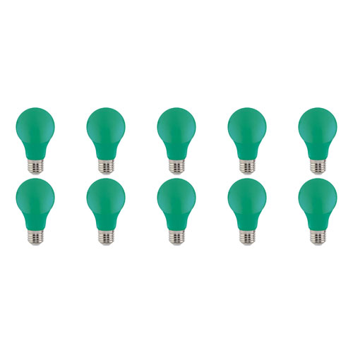 LED Lamp 10 Pack - Specta - Groen Gekleurd - E27 Fitting - 3W product afbeelding