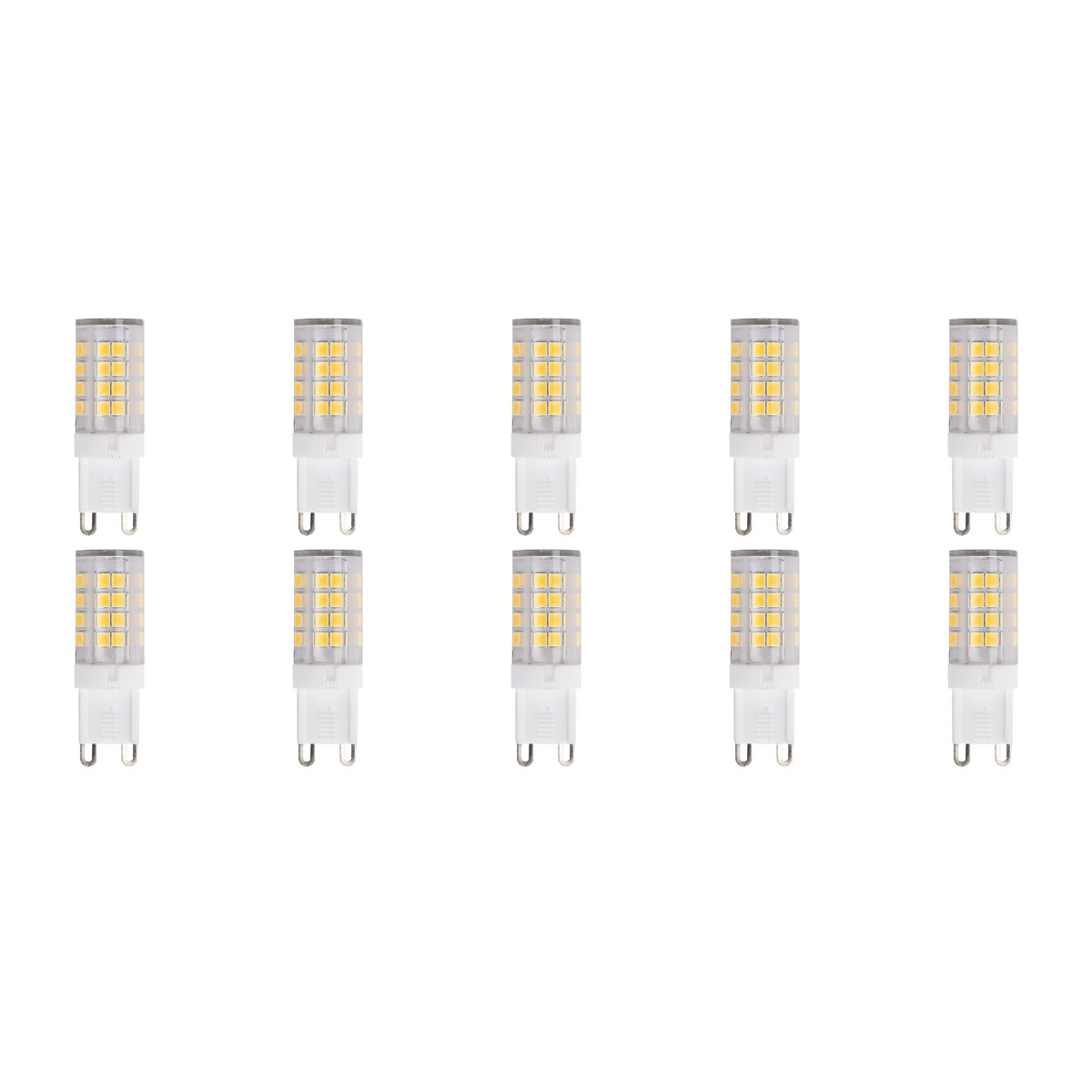 LED Lamp 10 Pack - Aigi - G9 Fitting - 3.5W - Warm Wit 3000K | Vervangt 30W