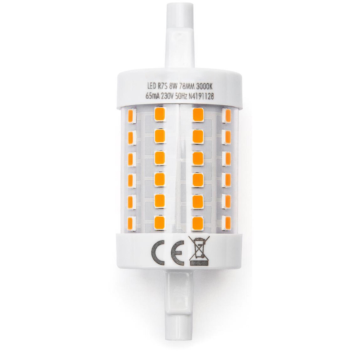 LED Lamp - Aigi Trunka - R7S Fitting - 8W - Warm Wit 3000K - Glas product afbeelding