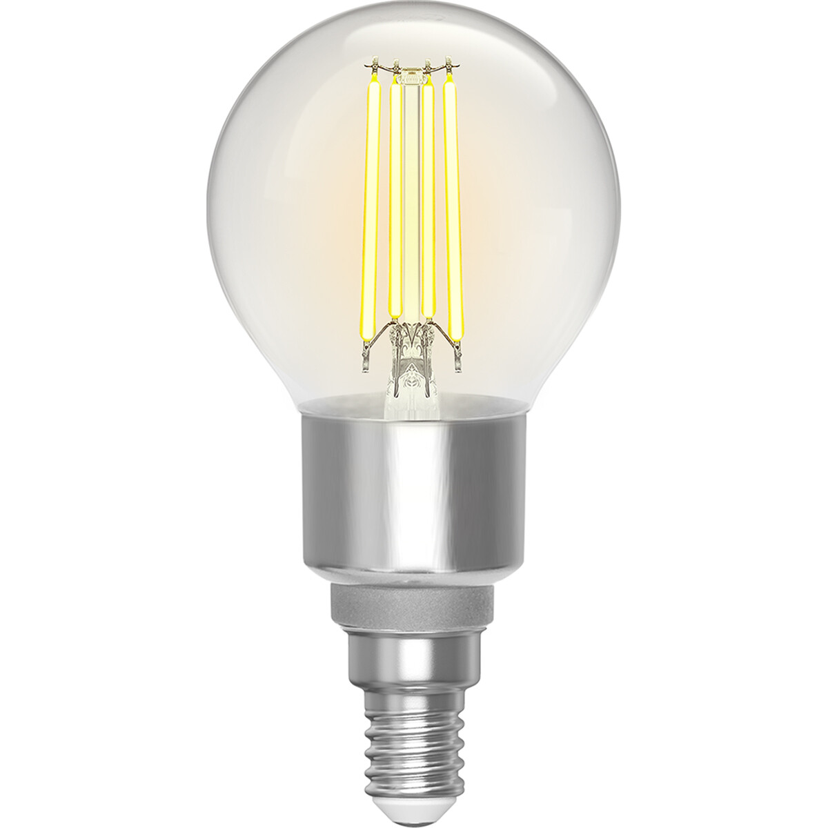 LED Lamp - Filament - Smart LED - Aigi Delano - Bulb G45 - 4.5W - E14 Fitting - Slimme LED - Wifi LE
