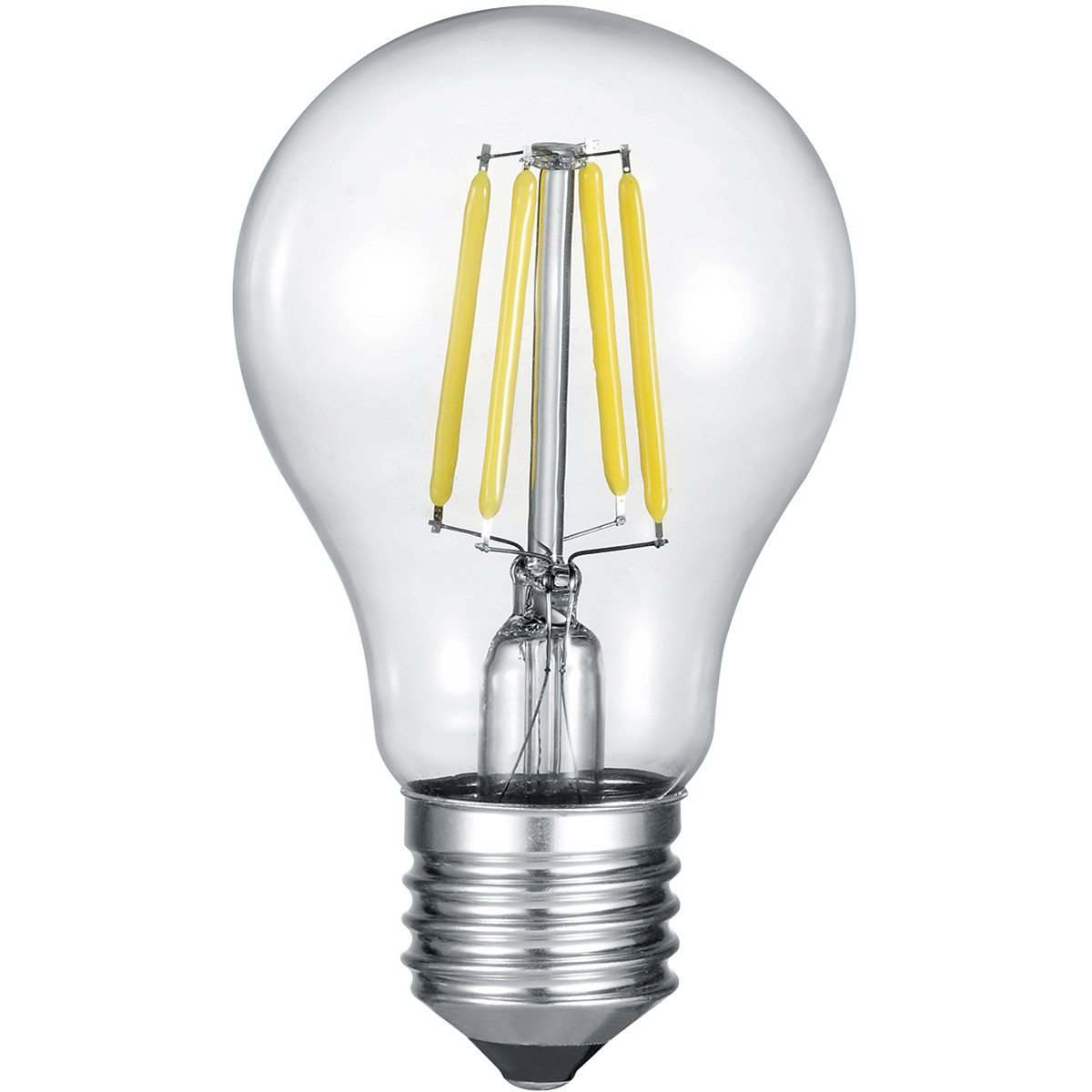 LED Lamp Filament Trion Limpo E27 Fitting 8W Warm Wit 2700K Transparent Helder Glas
