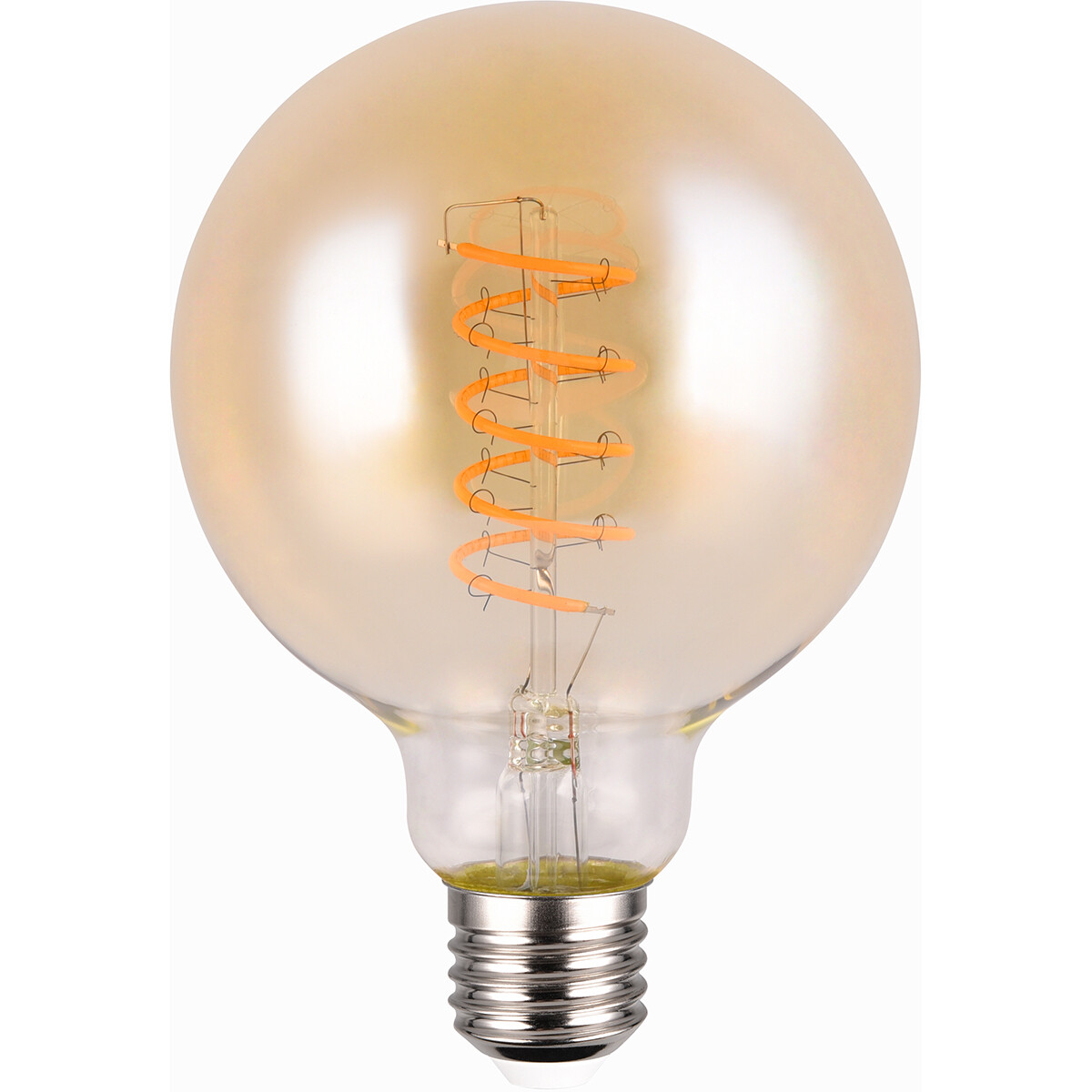 LED Lamp Filament Trion Spiro E27 Fitting 7W Zeer Warm Wit 1800K Dimbaar 400 lumen