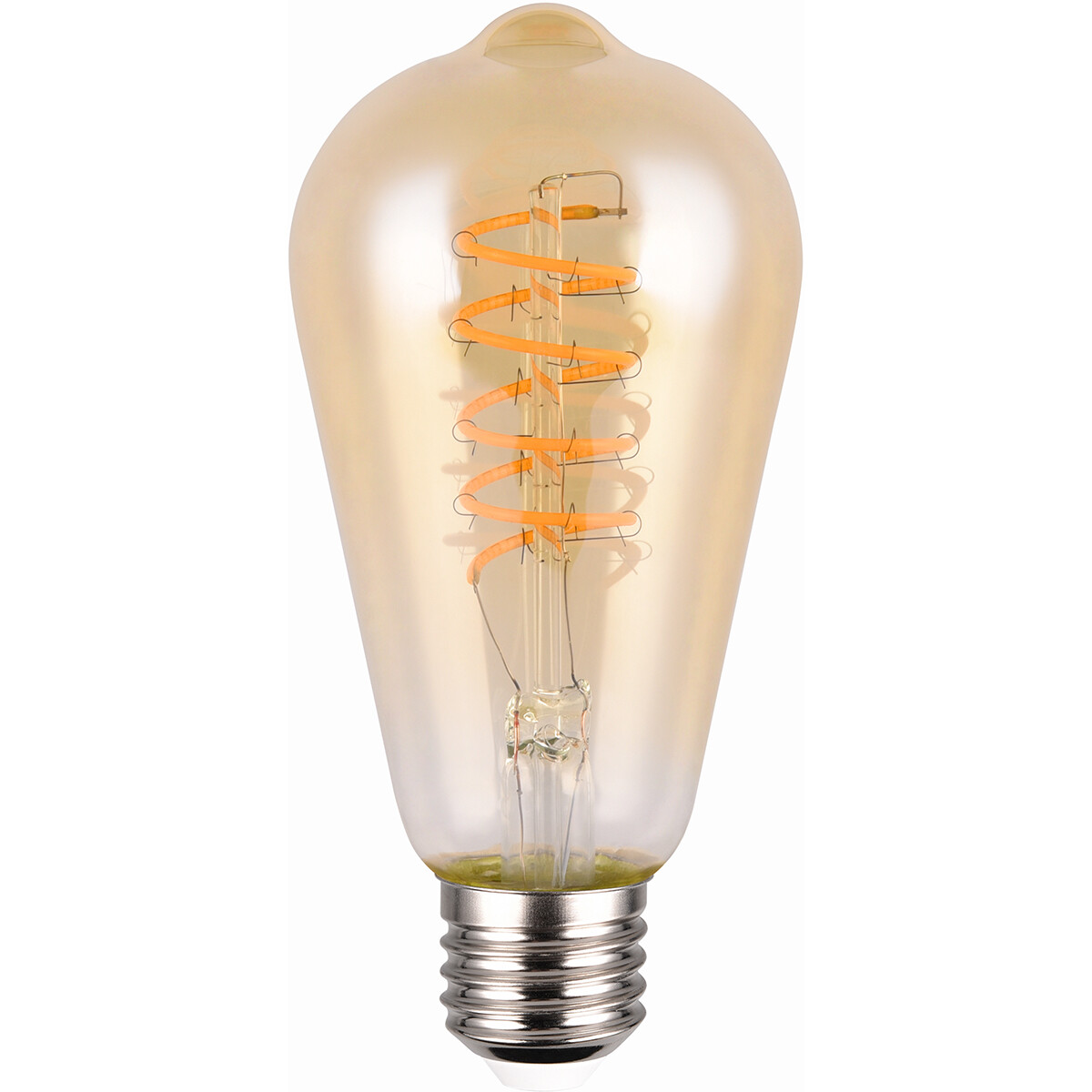 LED Lamp Filament Trion Spiro E27 Fitting 7W Zeer Warm Wit 1800K Dimbaar 500 lumen