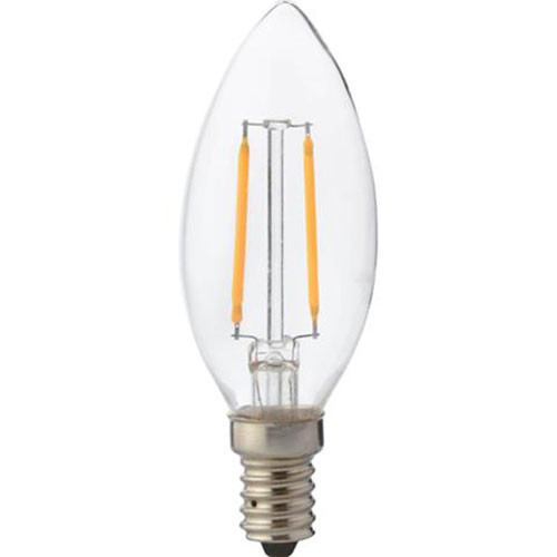 LED Lamp - Kaarslamp - Filament - E14 Fitting - 4W - Warm Wit 2700K
