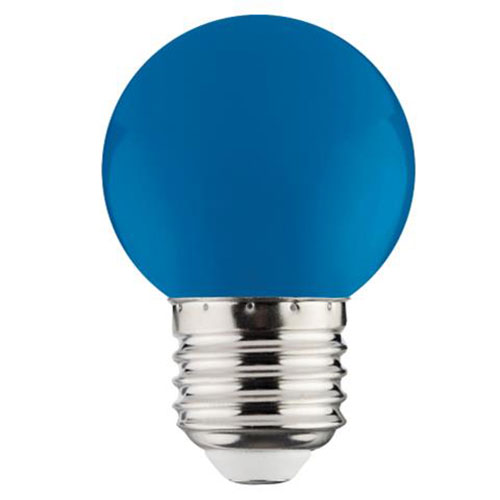LED Lamp Romba Blauw Gekleurd E27 Fitting 1W
