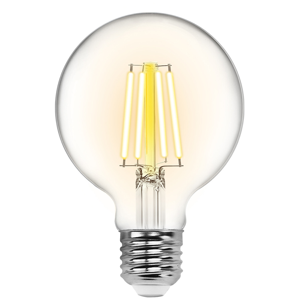 LED Lamp - Smart LED - Aigi Rixona - Bulb G80 - 6W - E27 Fitting - Slimme LED - Wifi LED + Bluetooth