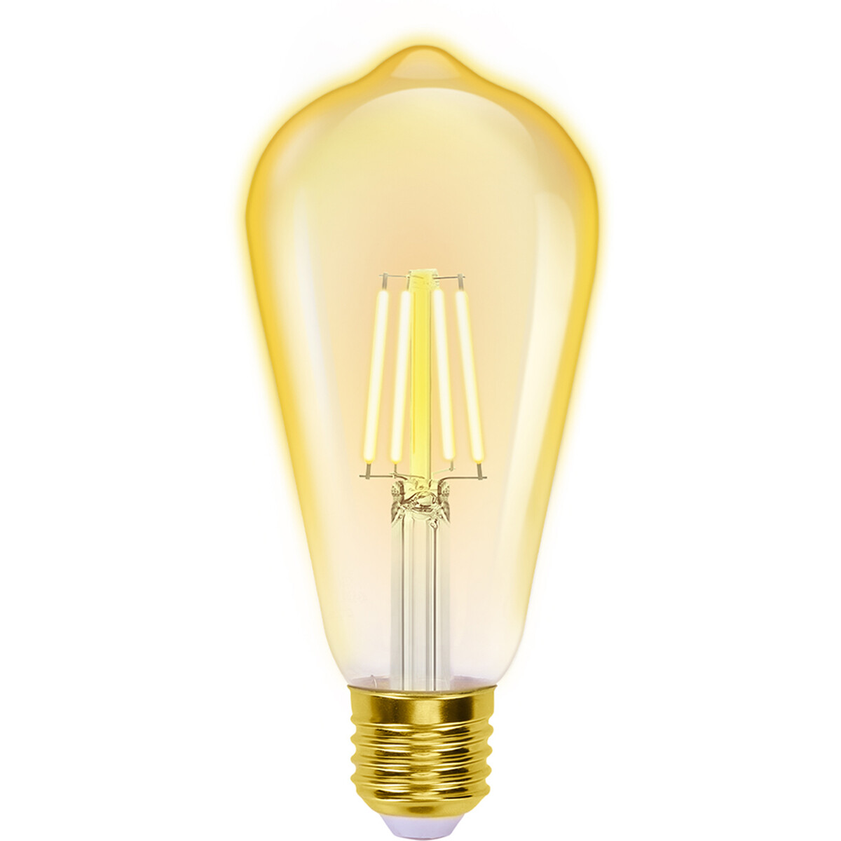 LED Lamp Smart LED Aigi Rixona Bulb ST64 6W E27 Fitting Slimme LED Wifi LED + Bluetooth Aanpasbare K