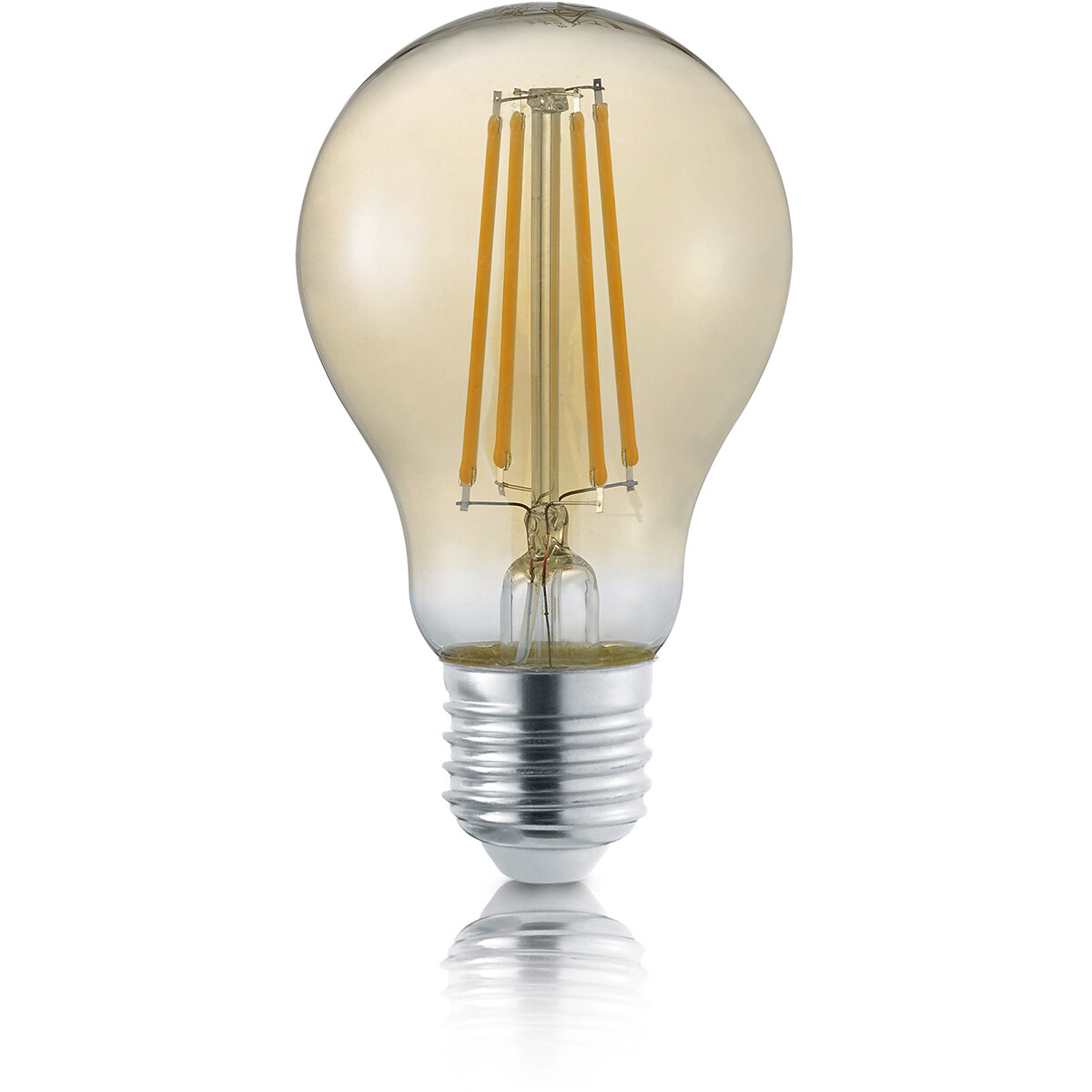 LED Lamp Trion Lamba E27 Fitting 4W Warm Wit 3000K Amber Glas
