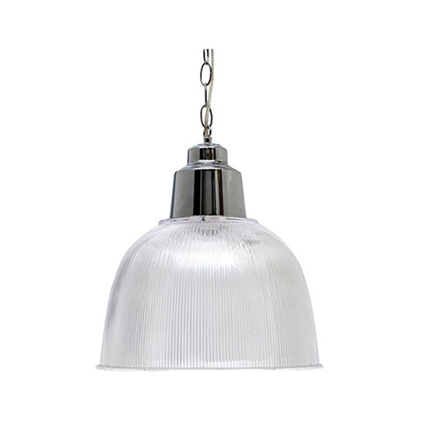 LED Plafondlamp - Industrieel - Rond Chroom - Aluminium/Kunststof - E27