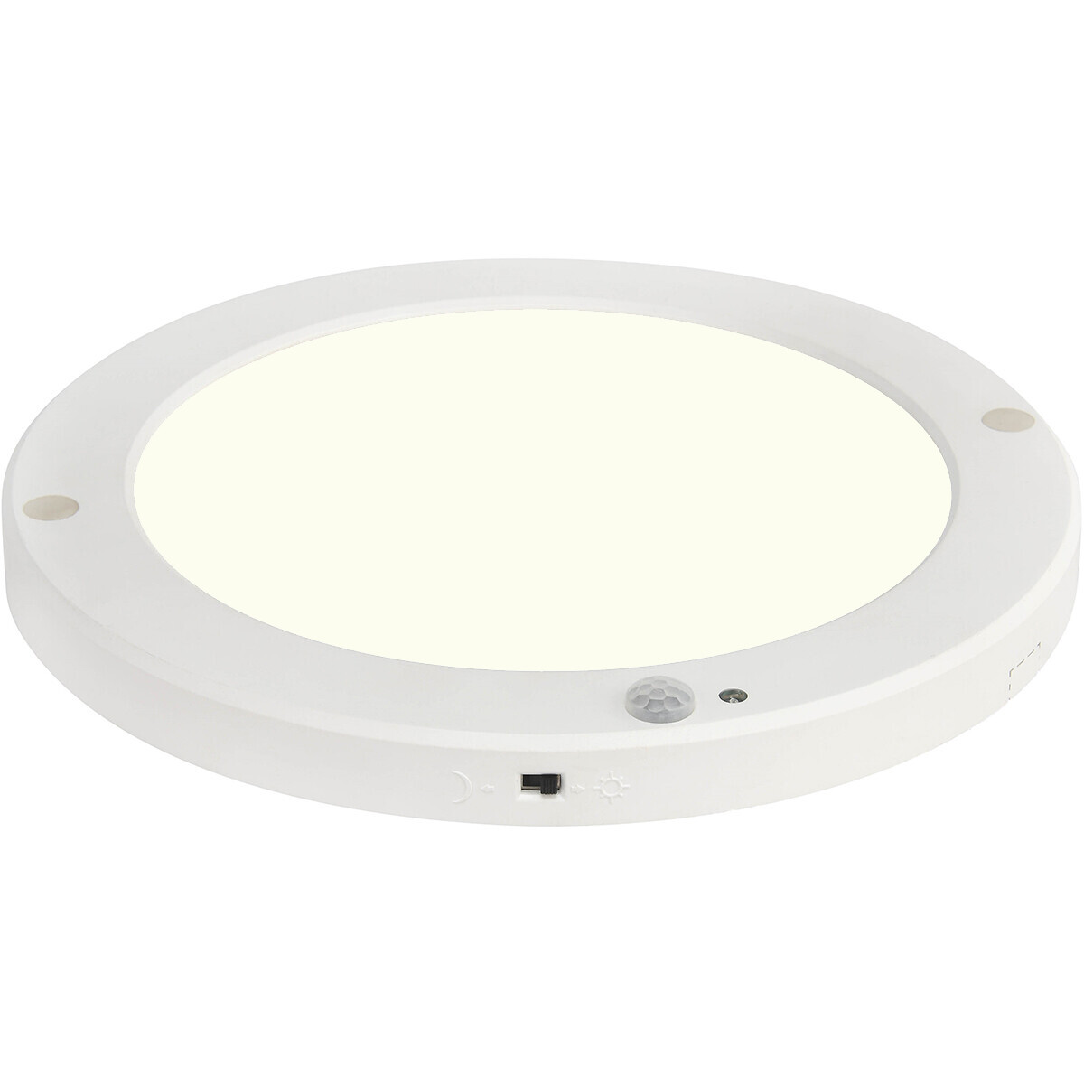 LED Plafondlamp met Bewegingssensor + Dag en Nacht Sensor 18W Natuurlijk Wit 4000K 360° Zichthoek Op