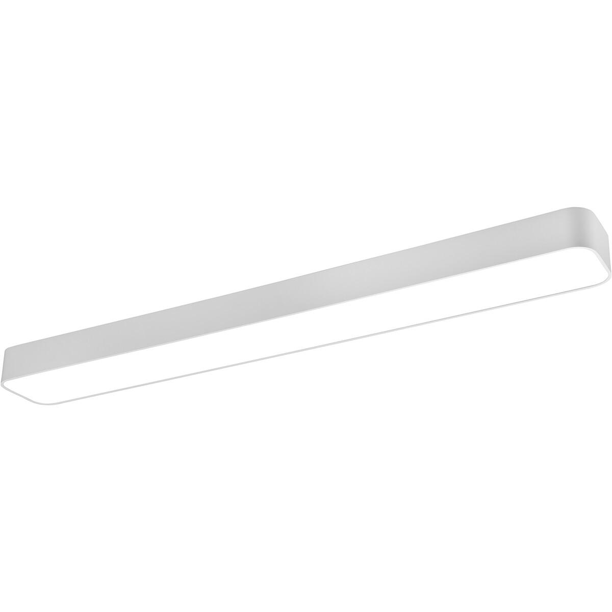LED Plafondlamp - Plafondverlichting - Trion Astinto - 37W - Aanpasbare Kleur - Rechthoek - Mat Wit 