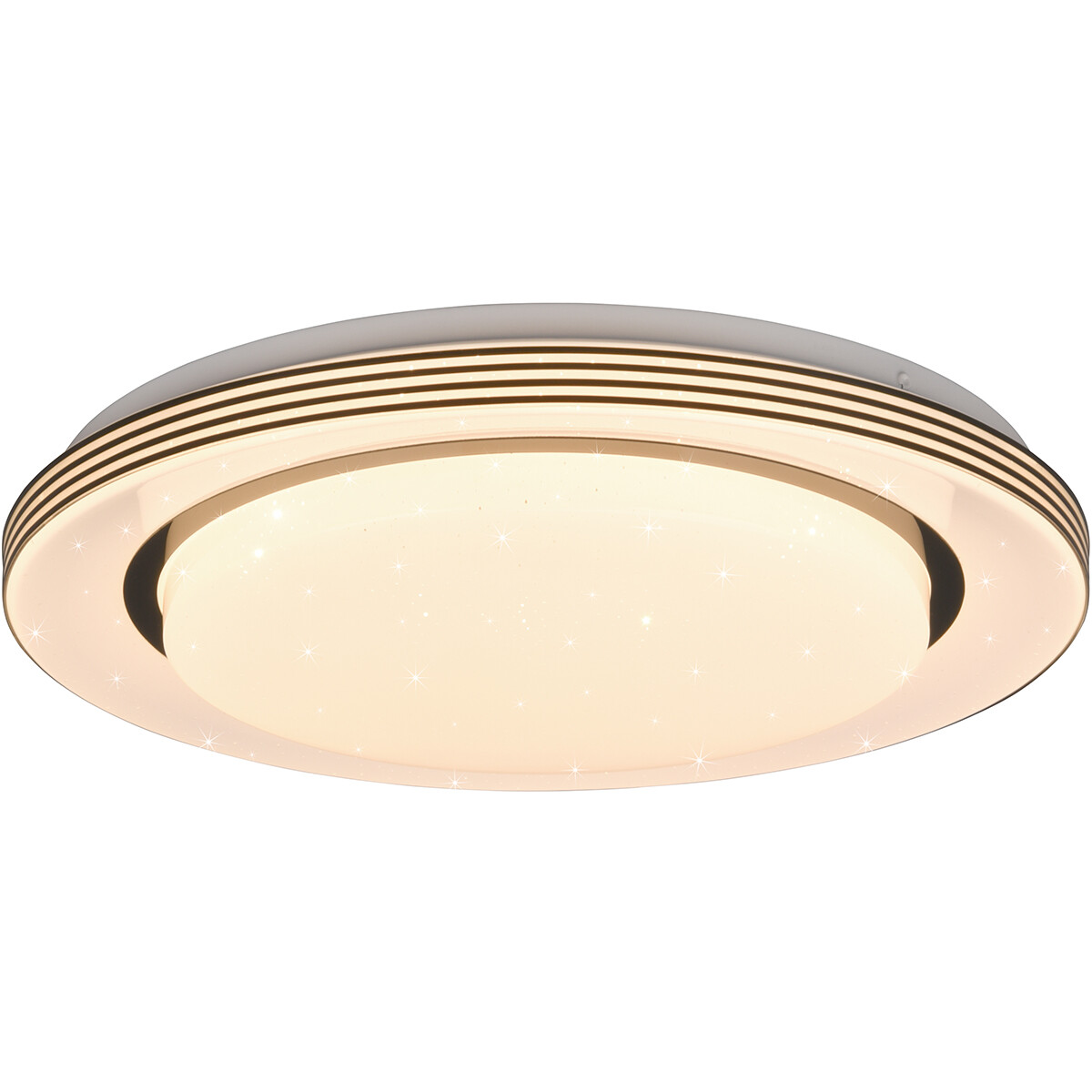 LED Plafondlamp - Plafondverlichting - Trion Atras - 18W - Aanpasbare Kleur - Afstandsbediening - Di