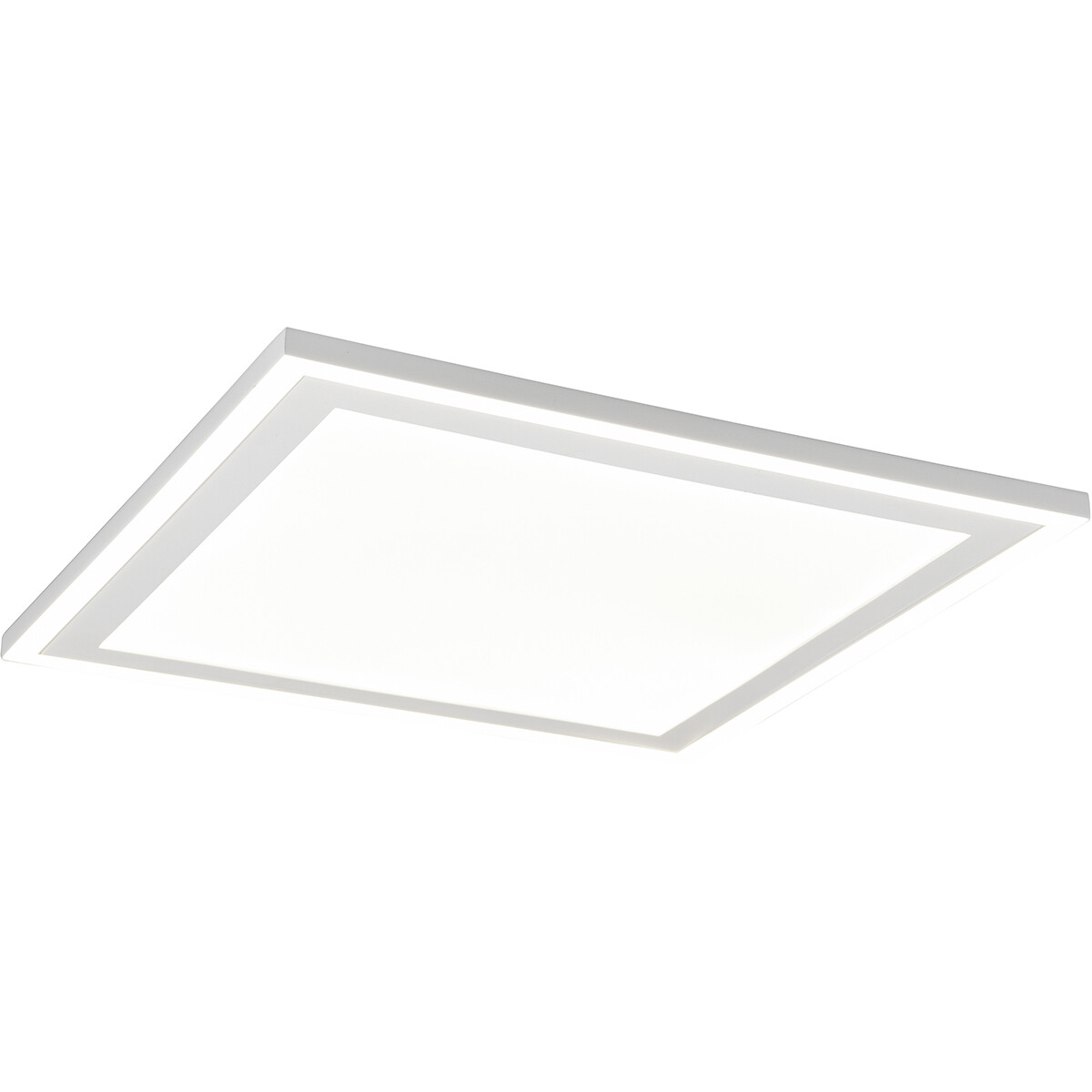 LED Plafondlamp Plafondverlichting Trion Coman 29W Natuurlijk Wit 4000K Vierkant Mat Wit Kunststof