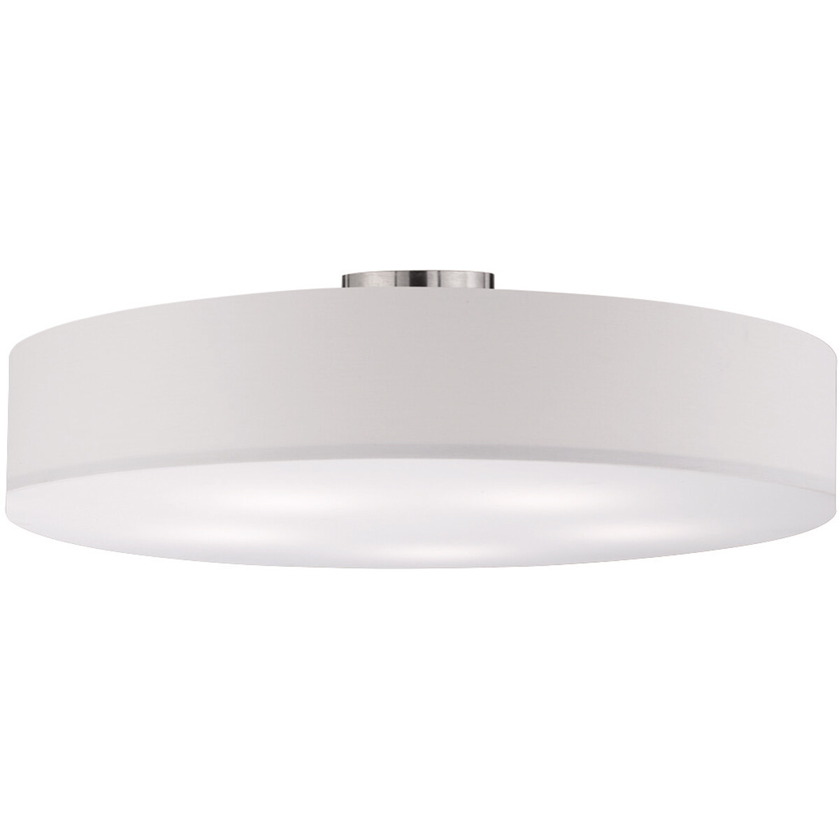 LED Plafondlamp Plafondverlichting Trion Hotia E27 Fitting 5-lichts Rond Mat Wit Aluminium