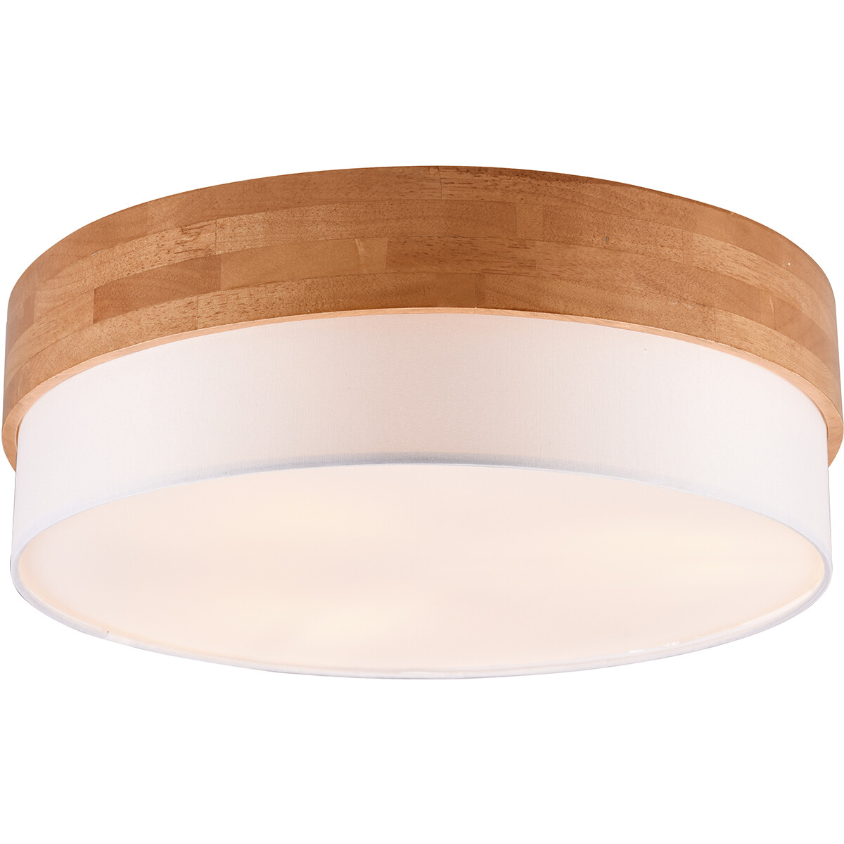 LED Plafondlamp - Plafondverlichting - Trion Sella - E14 Fitting - 3-lichts - Rond - Mat Nikkel/Wit 