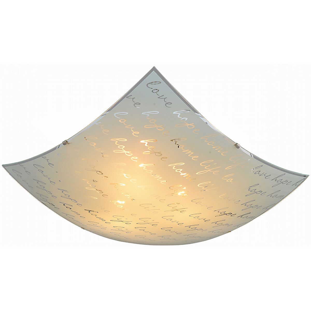 LED Plafondlamp - Plafondverlichting - Trion Sonu - E27 Fitting - 3-lichts - Vierkant - Mat Wit - Aluminium product afbeelding