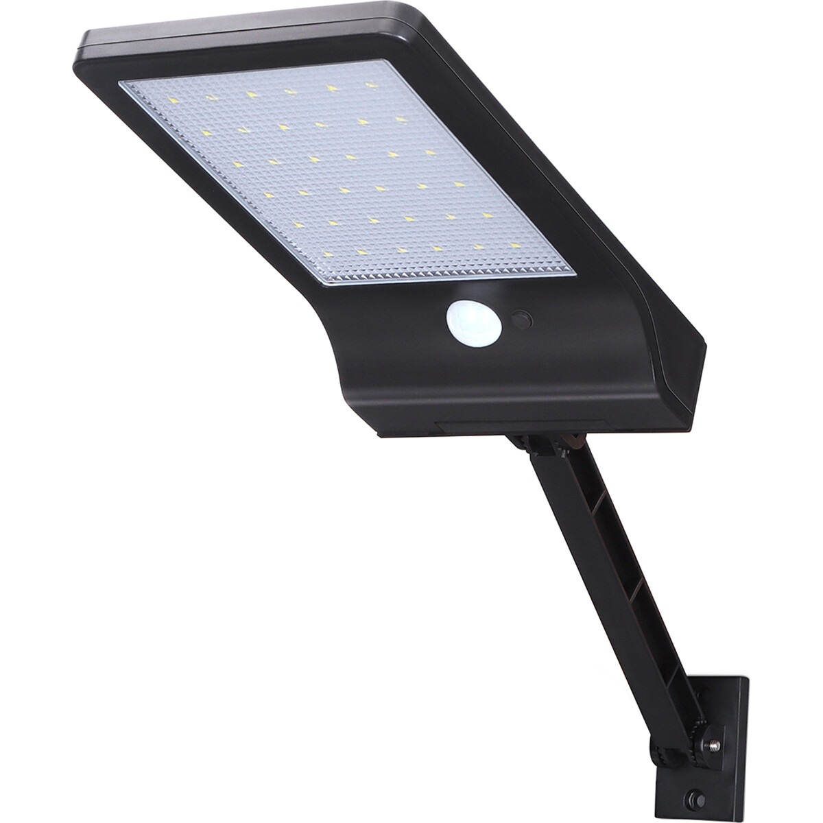LED Straatlamp Solar - Aigi Sinwy - Zonne-energie - 2.3W - Helder/Koud Wit 6500K - Waterdicht IP65 -