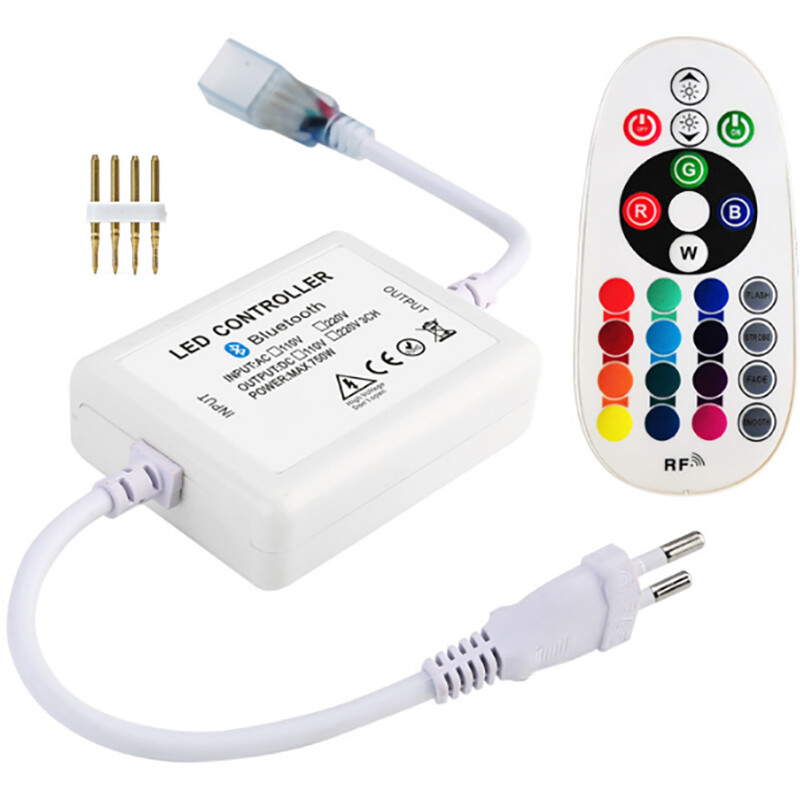 LED Strip Afstandsbediening Set - Velvalux - Smart Slimme RGB Controller - 720W - RGB - Dimbaar - 23