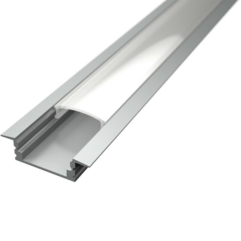 LED Strip Profiel - Delectro Profi - Aluminium - 2 Meter - 25x7mm - Inbouw