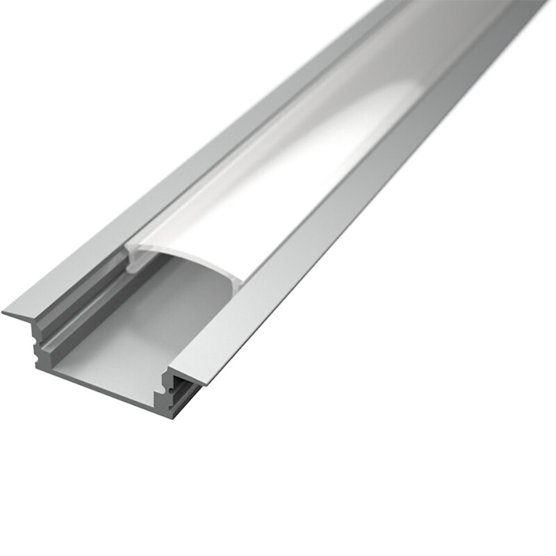 LED Strip Profiel Delectro Profi Aluminium 1 Meter 25x7mm Inbouw