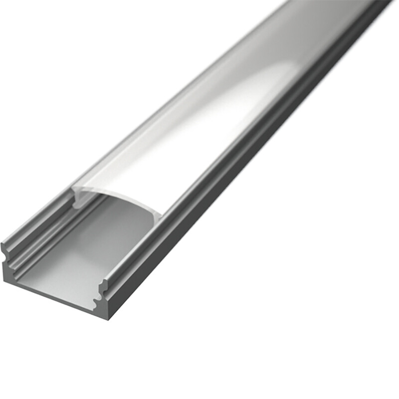 LED Strip Profiel Delectro Profi Aluminium 1 Meter 17.1x8mm Opbouw