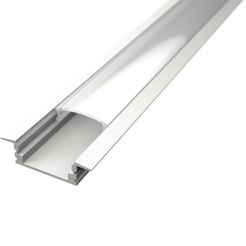 LED Strip Profiel Velvalux Profi Wit Aluminium 1 Meter 24.7x7mm Inbouw
