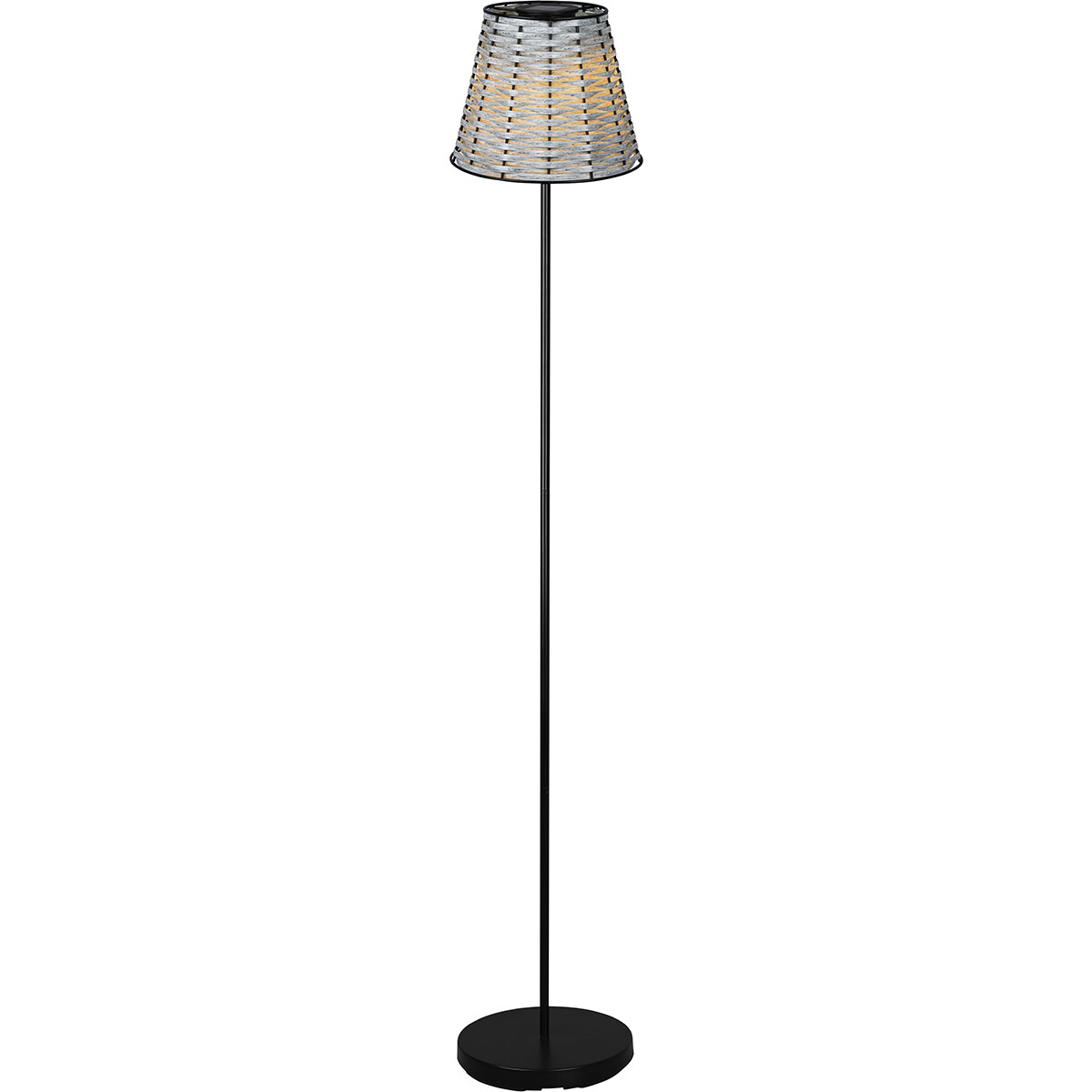 LED Tafellamp met Zonne-energie - Trion Roza XL - Warm Wit 3000K - Dag en Nacht Sensor - Spatwaterdi