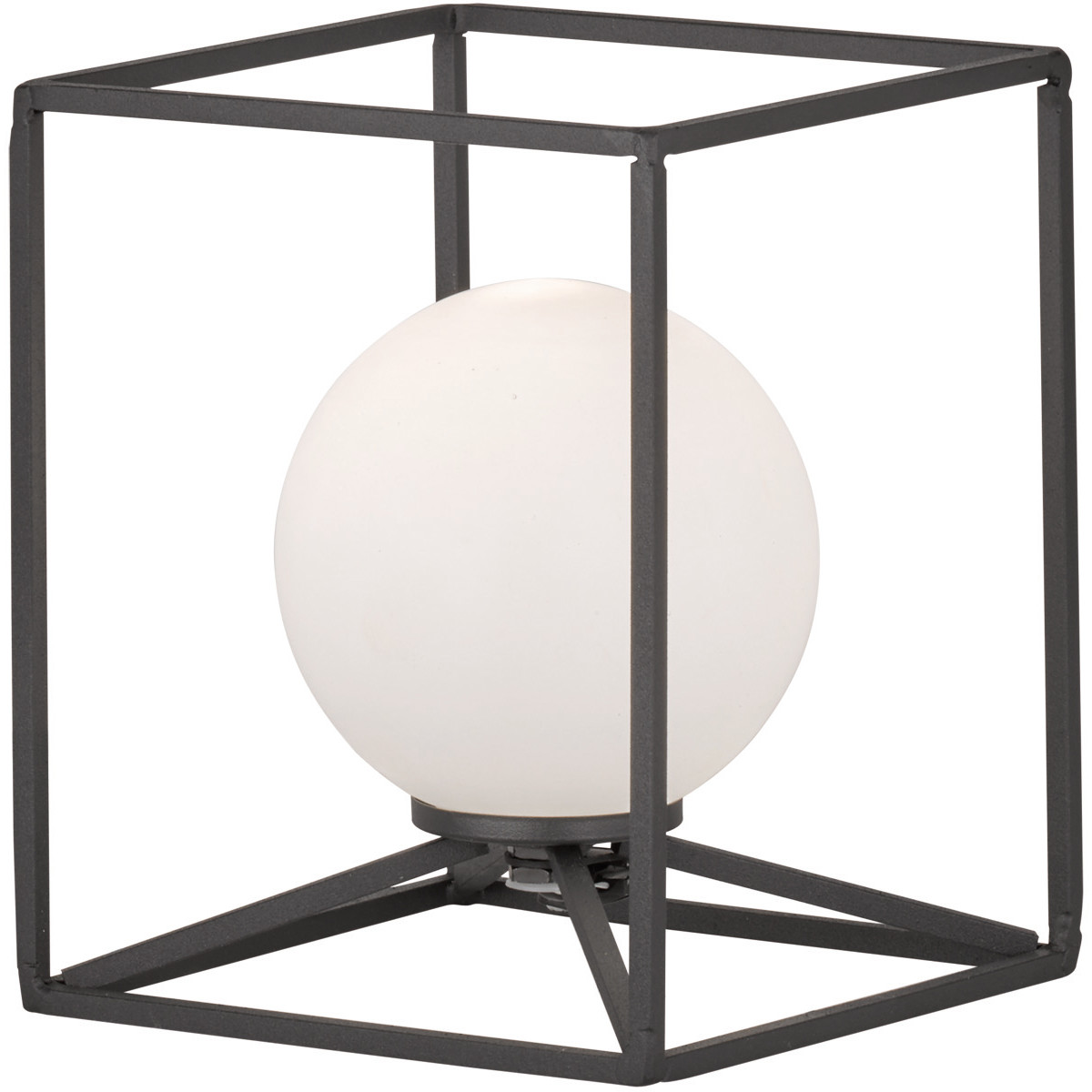 LED Tafellamp - Trion Gebia - G9 Fitting - Vierkant - Mat Zwart - Aluminium product afbeelding