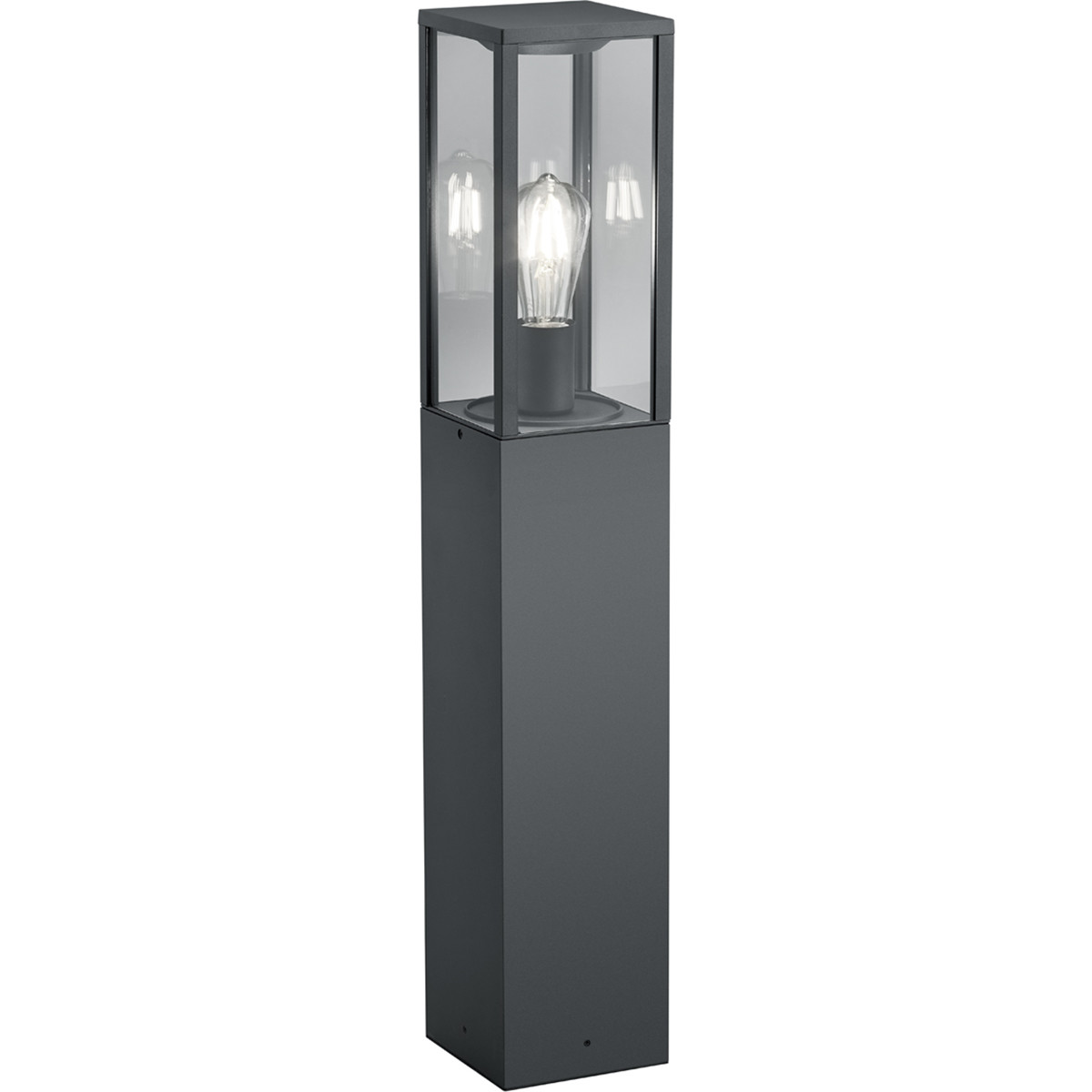 LED Tuinverlichting - Staande Buitenlamp - Trion Garinola XL - E27 Fitting - Mat Antraciet - Alumini