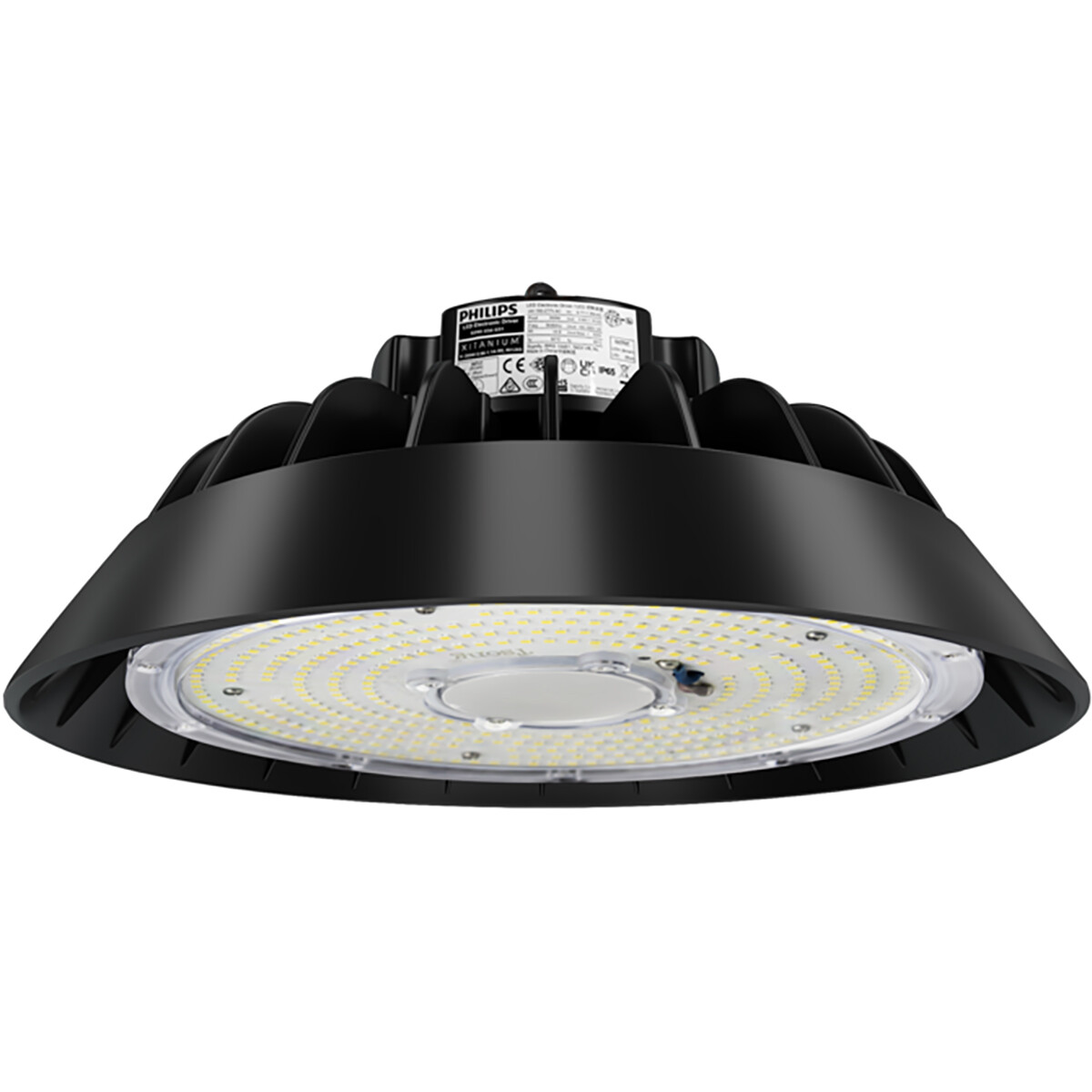 PHILIPS LED UFO High Bay Premium Varnix Prem 100W Magazijnverlichting Dimbaar Waterdicht IP65 Helder