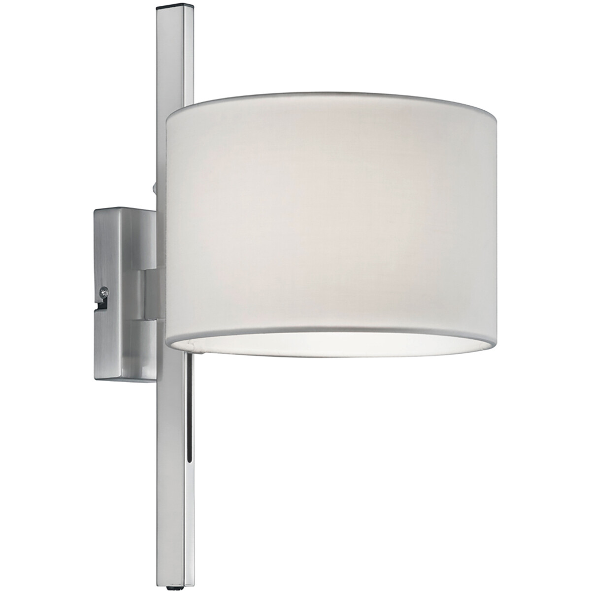 LED Wandlamp - Wandverlichting - Trion Aricon - E27 Fitting - Rond - Mat Nikkel - Aluminium product afbeelding