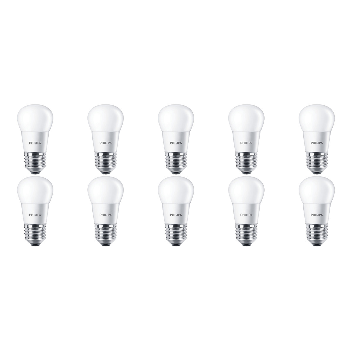 PHILIPS - LED Lamp 10 Pack - CorePro Lustre 827 P45 FR - E27 Fitting - 4W - Warm Wit 2700K | Vervang