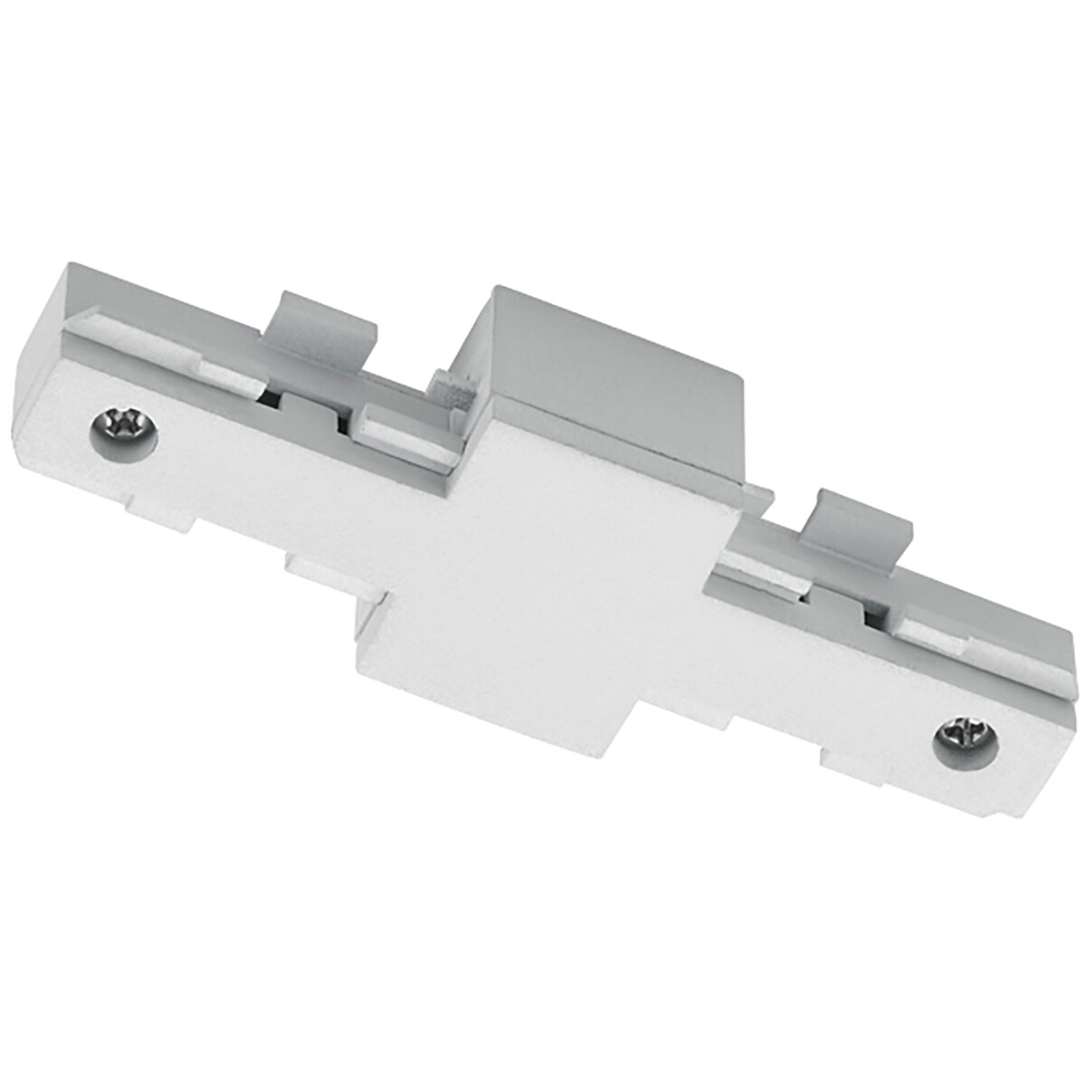 Spanningsrail Isolator - Trion Dual - Rechte Connector - 2 Fase - Mat Wit