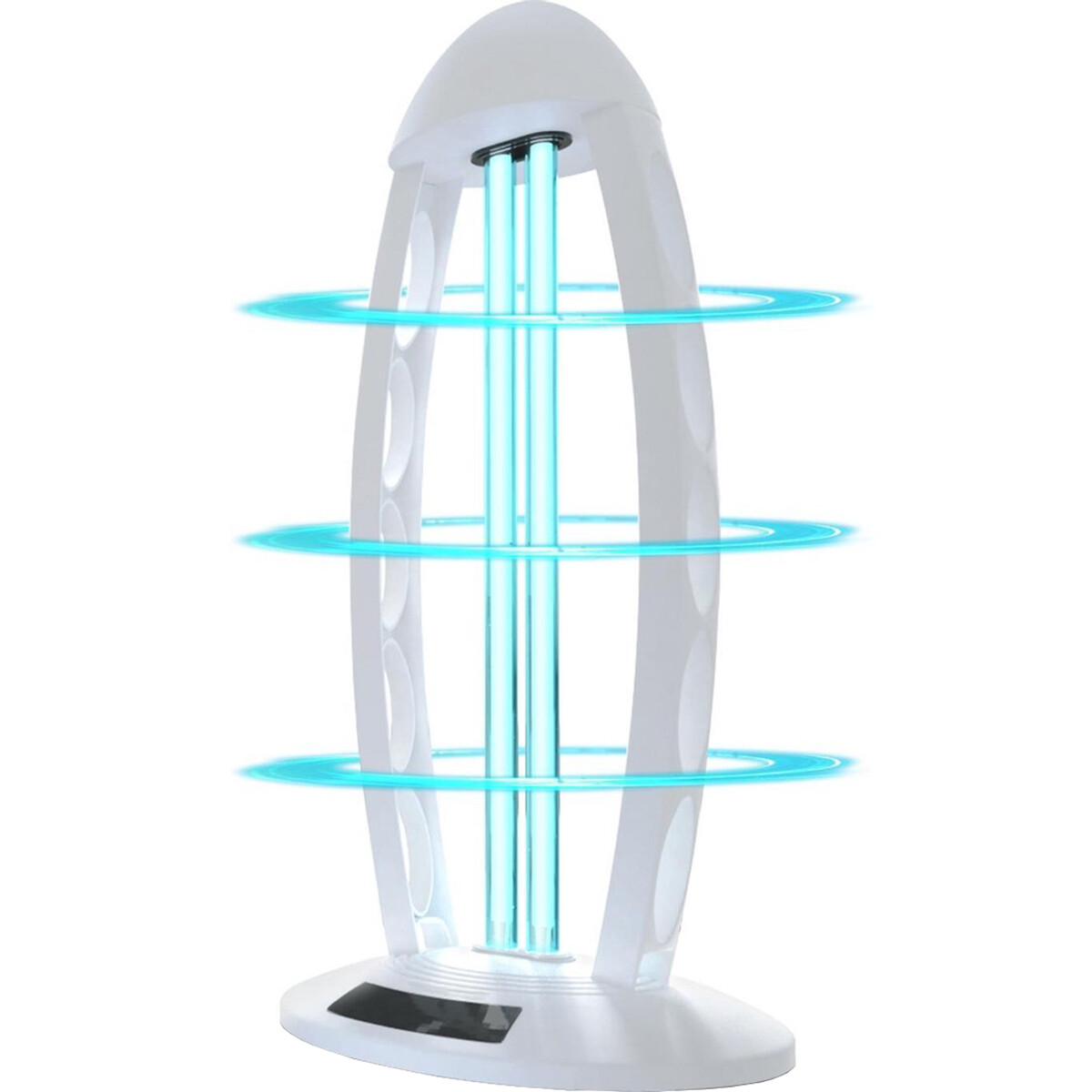UV-C Tafellamp Aigi Desty Desinfectie Lamp UV Sterilizer Afstandsbediening Timer 360º Wit