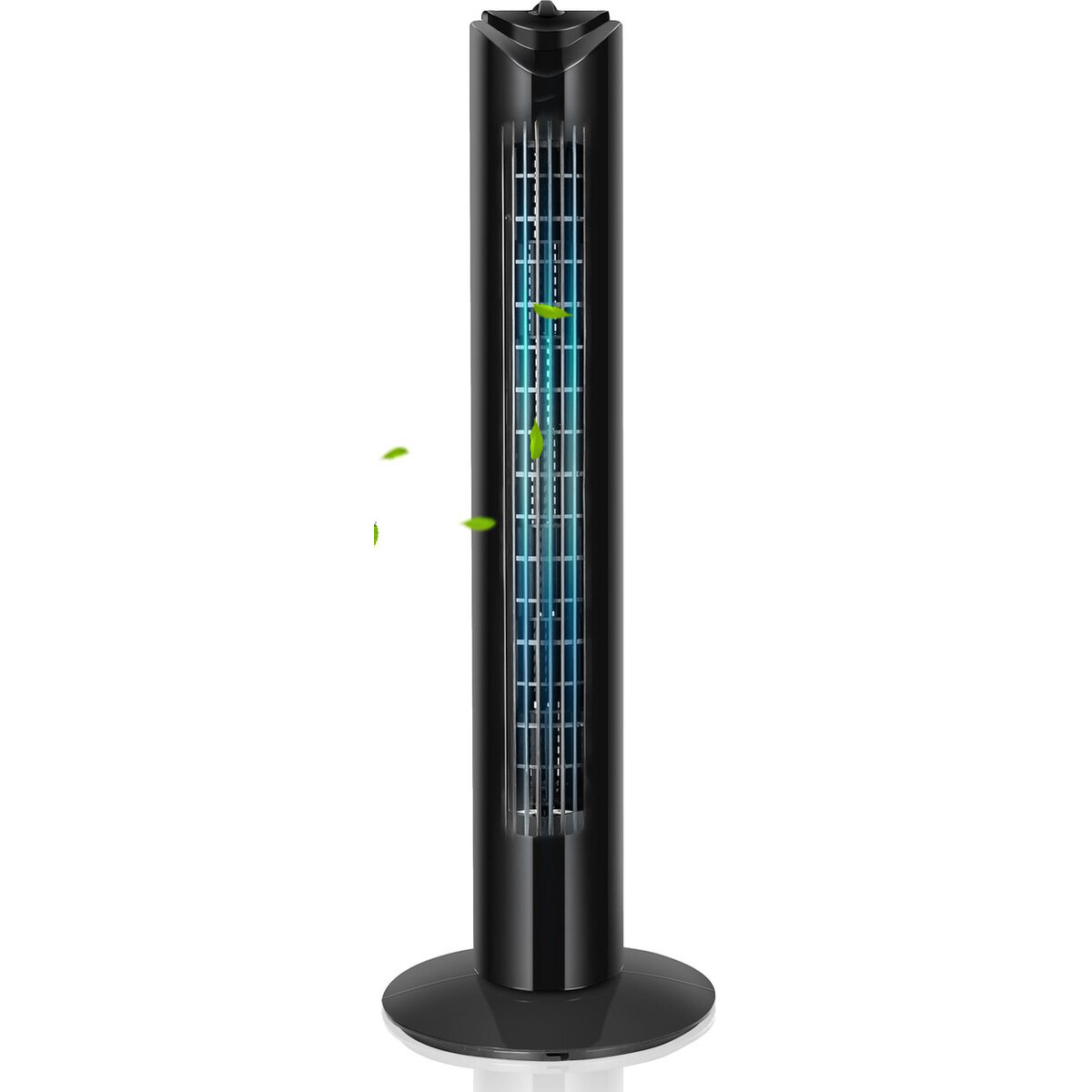 Ventilator - Aigi Bensy - 45W - Torenventilator - Timer - Staand - Rond - Zwart - Kunststof product afbeelding