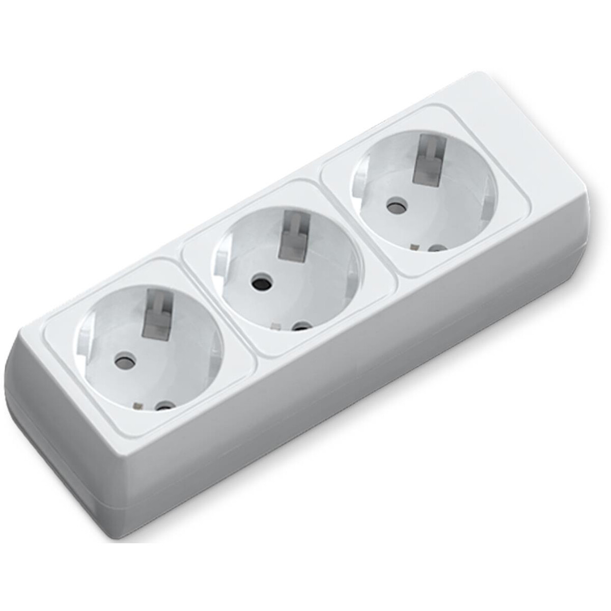 Verdeeldoos zonder Snoer/Kabel - Aigi Bovun - 3680W - 3 Stopcontacten - Wit | Nederland product afbeelding